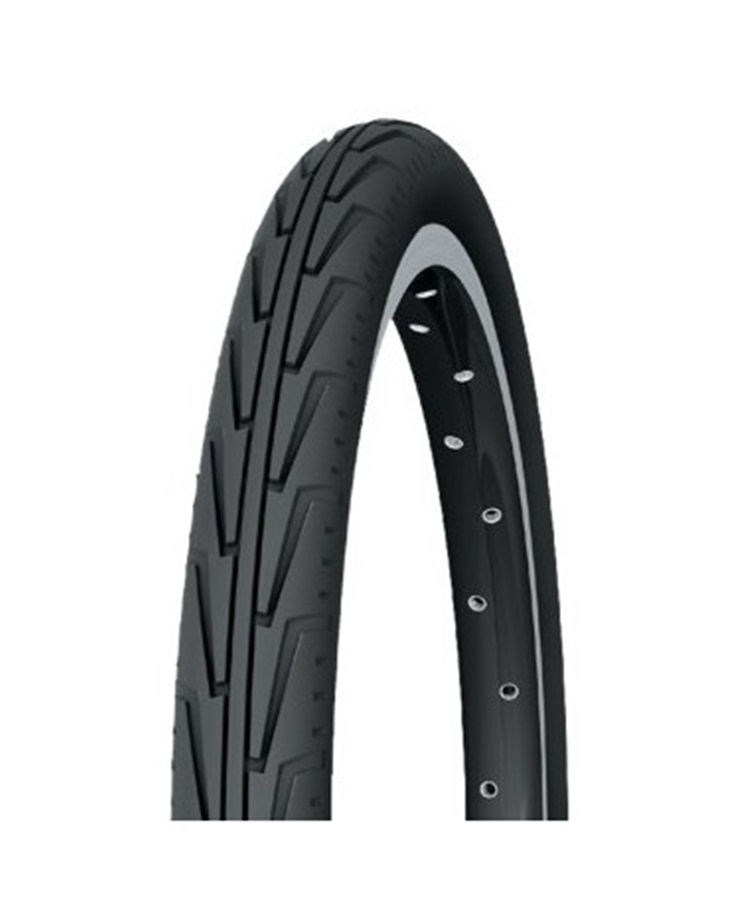 CUBIERTA BICICLETA MICHELIN 450A CONFORT CITYJ GW BLANCA-NEGRA